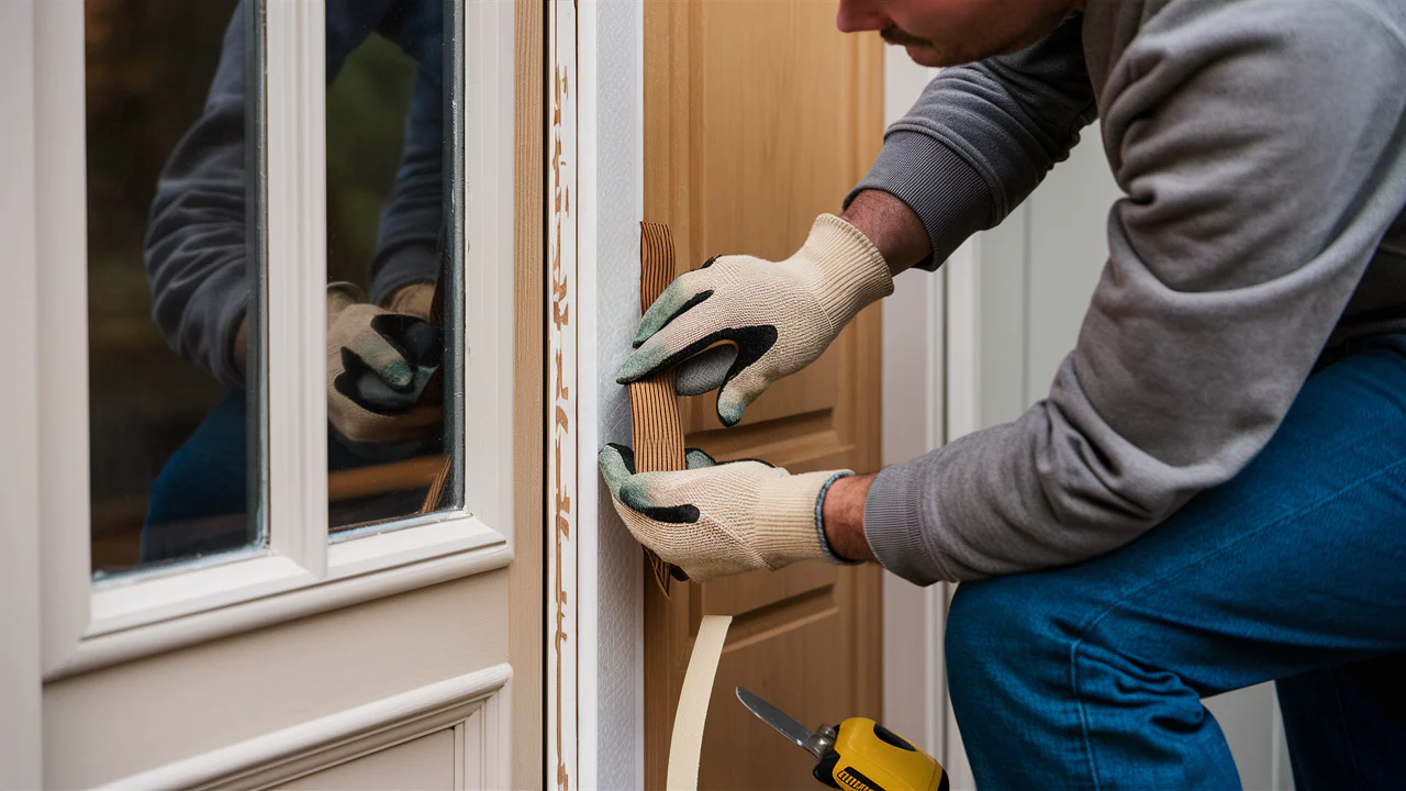 a-close-up-photograph-of-a-man-applying-weatherstripping._peasedoors (1)